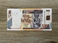 Congo - 5000 Francs (2022) UNC