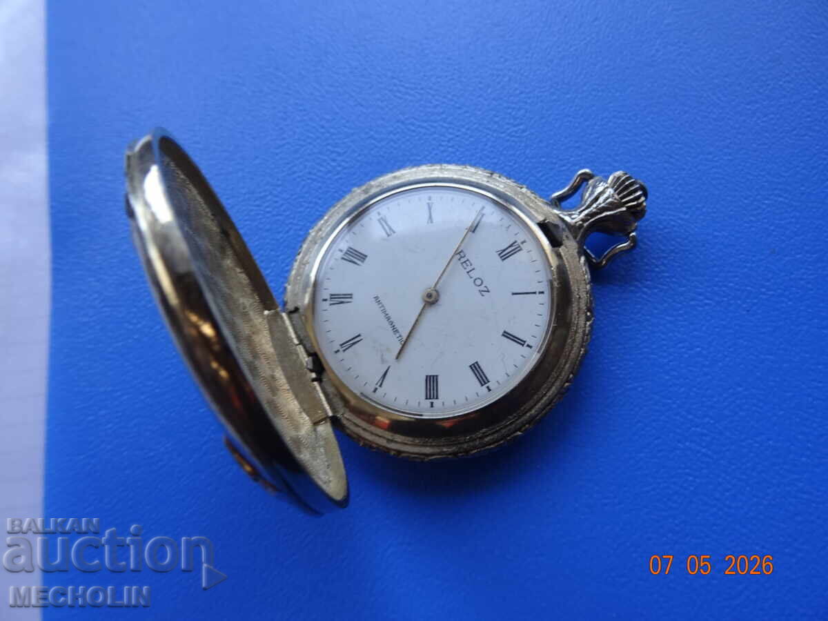 Auction  COLLECTIBLE RELOZ POCKET WATCH FOR HUNTERS