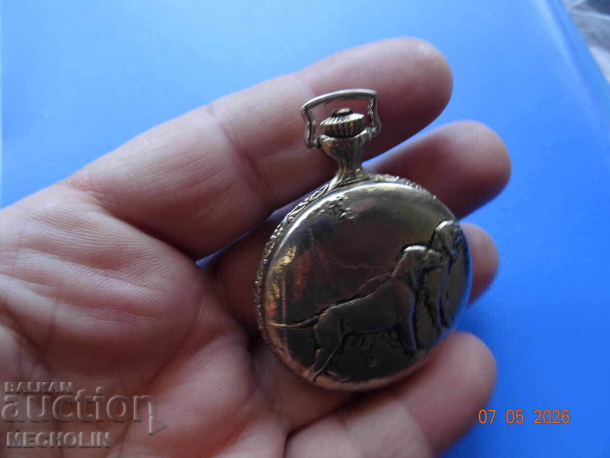 COLLECTIBLE RELOZ POCKET WATCH FOR HUNTERS - 5