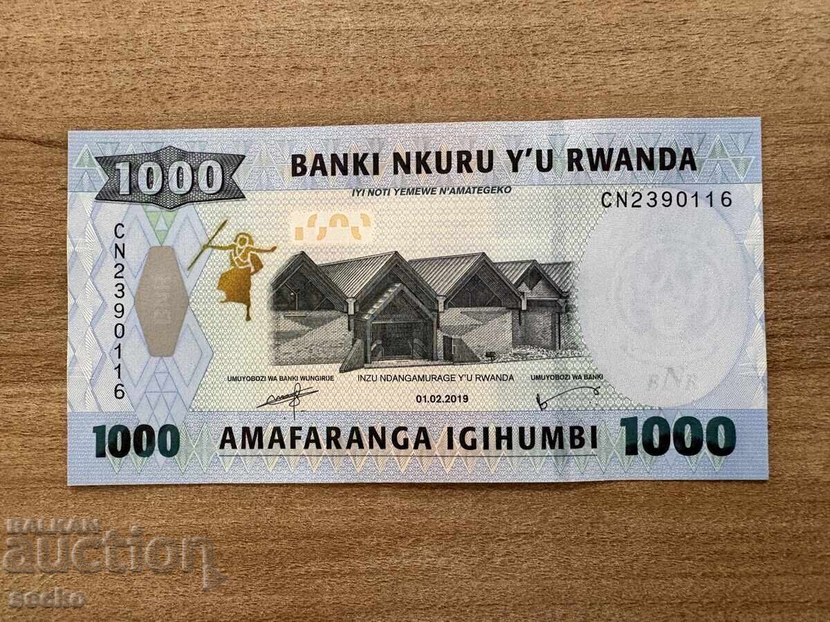 Rwanda - 1000 Francs (2019) UNC