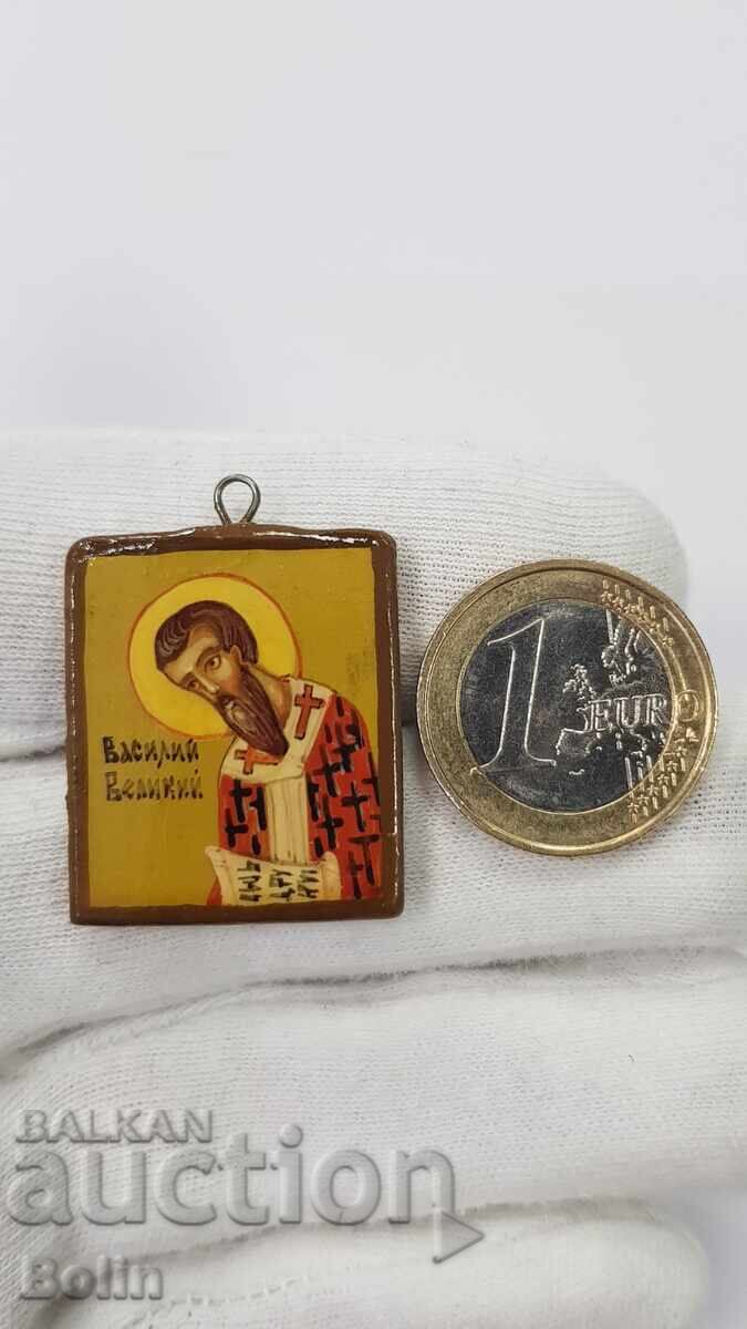 Ръчно Рисувана Руска  Малка Иконка, Икона 20 век - 5