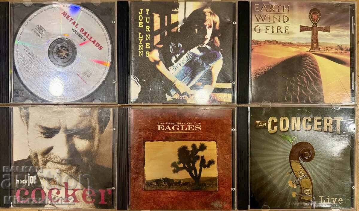 DISCURI, CD-URI ORIGINALE CU MUZICĂ MP3/CD - 6 BUC