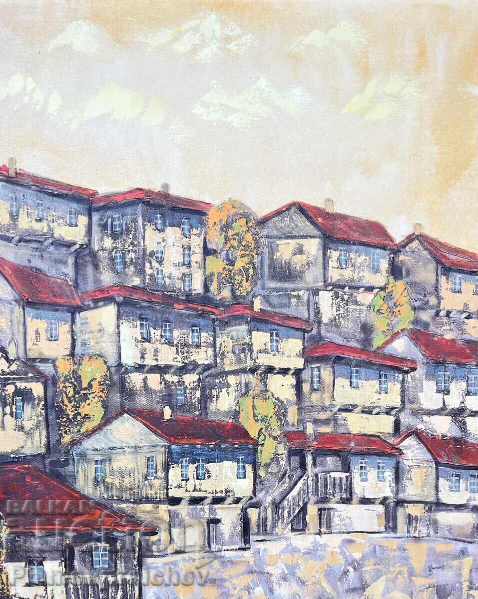 Auction  UNIQUE OIL PAINTING ON CANVAS ZAVARIN VESELINOV 2003