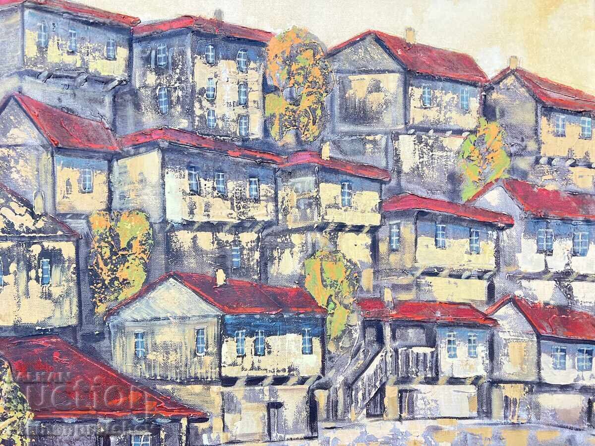 Delivery of UNIQUE OIL PAINTING ON CANVAS ZAVARIN VESELINOV 2003
