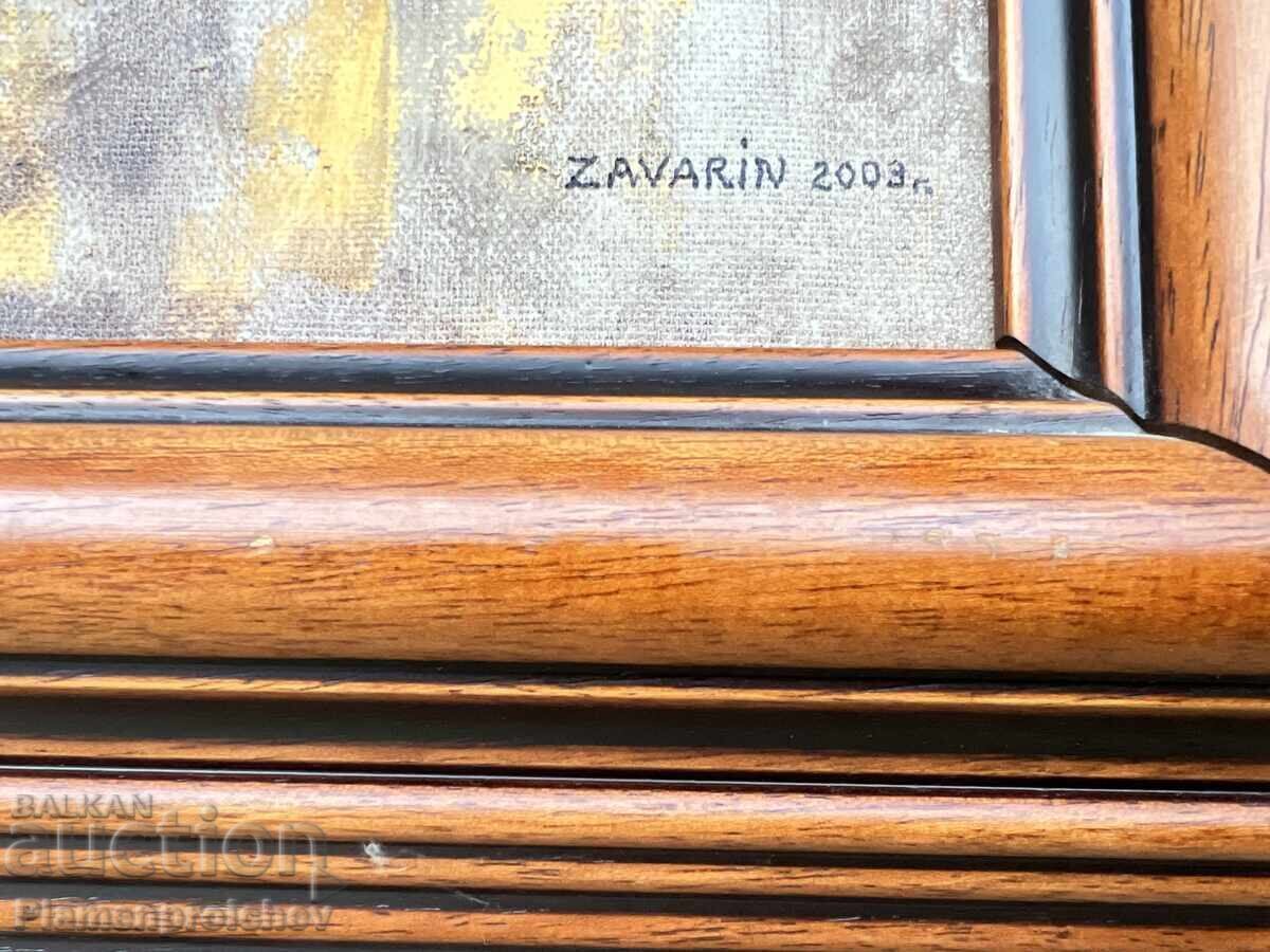 UNIQUE OIL PAINTING ON CANVAS ZAVARIN VESELINOV 2003 - 5