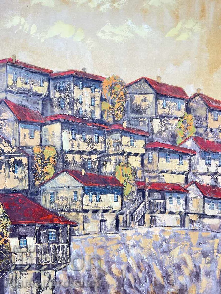 UNIQUE OIL PAINTING ON CANVAS ZAVARIN VESELINOV 2003 - 7