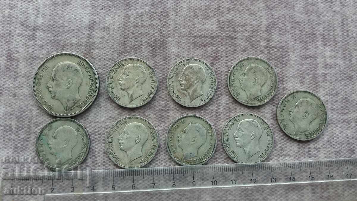 COLECȚIE DE 100 ȘI 50 LEVA BORIS III - 1930 ȘI 1934, 9 BUCĂȚI - 5