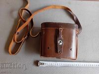 OLD LEATHER CASE FOR BINOCULARS