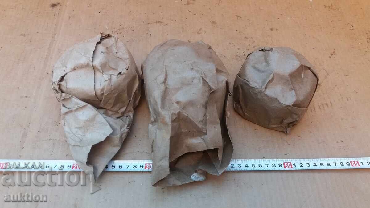 LOT OF 3 GAS MASK FILTERS IN PACKAGING - 6 LOT OF 3 GAS MASK FILTERS IN PACKAGING - 6