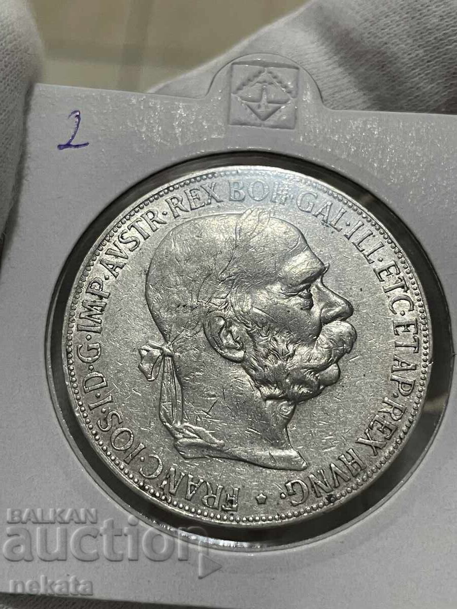 Austria 5 coroane, 1900. Împăratul Franz Joseph I
