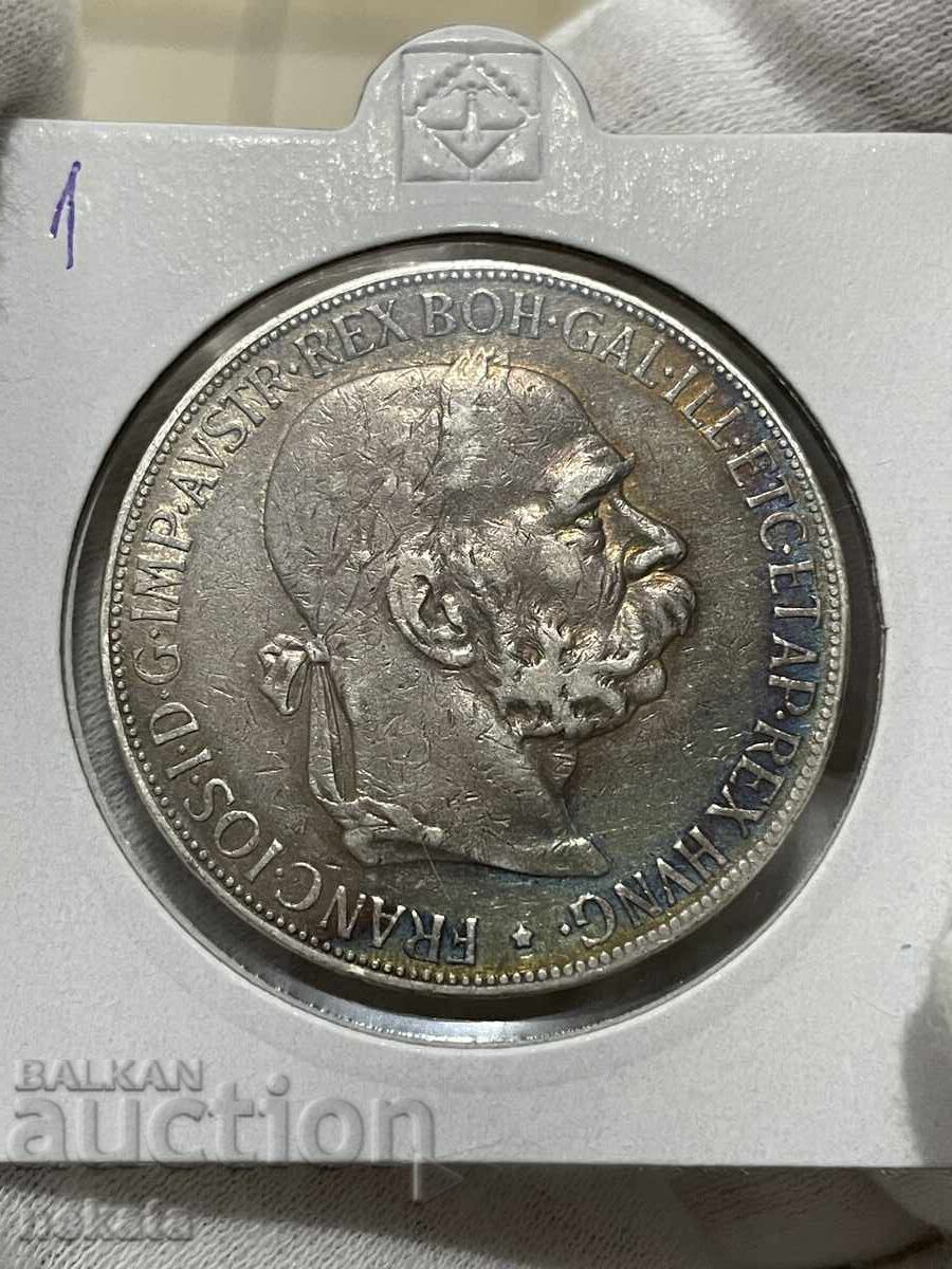 Licitație Austria 5 coroane, 1900. Împăratul Franz Joseph I