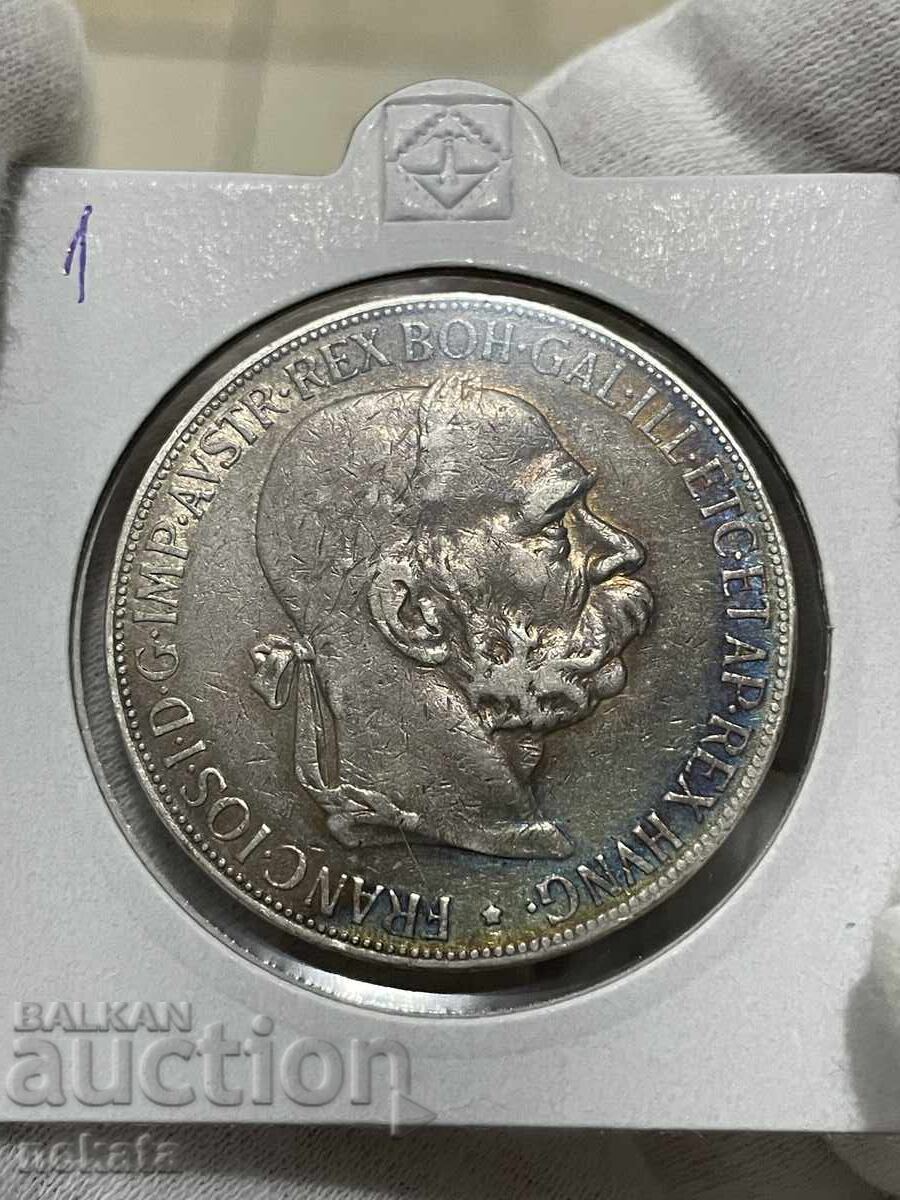 Austria 5 coroane, 1900. Împăratul Franz Joseph I