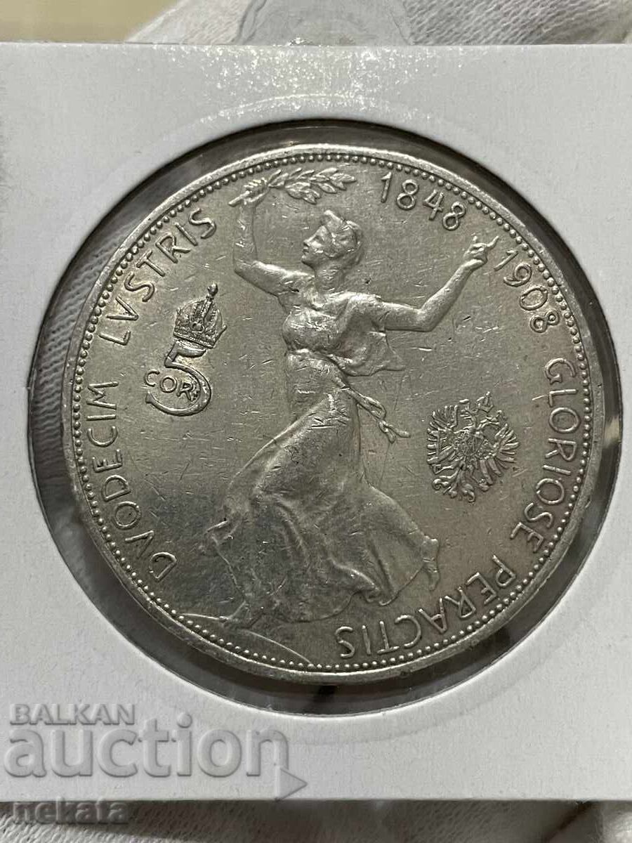 Livrarea Austria 5 coroane, 1909. Împăratul Franz Joseph I Livrarea Austria 5 coroane, 1909. Împăratul Franz Joseph I