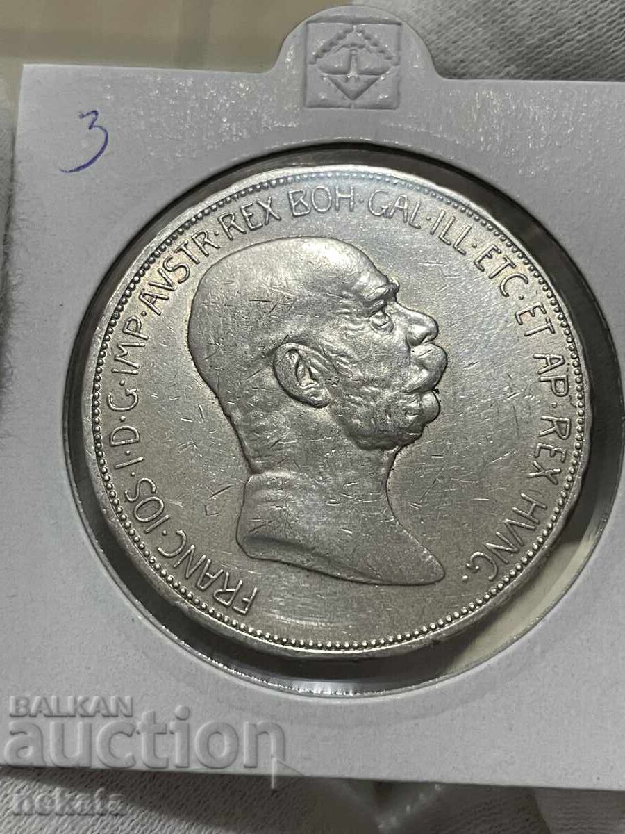 Austria 5 coroane, 1909. Împăratul Franz Joseph I Austria 5 coroane, 1909. Împăratul Franz Joseph I