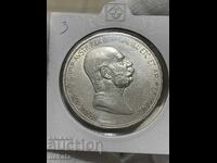 Austria 5 coroane, 1909. Împăratul Franz Joseph I
