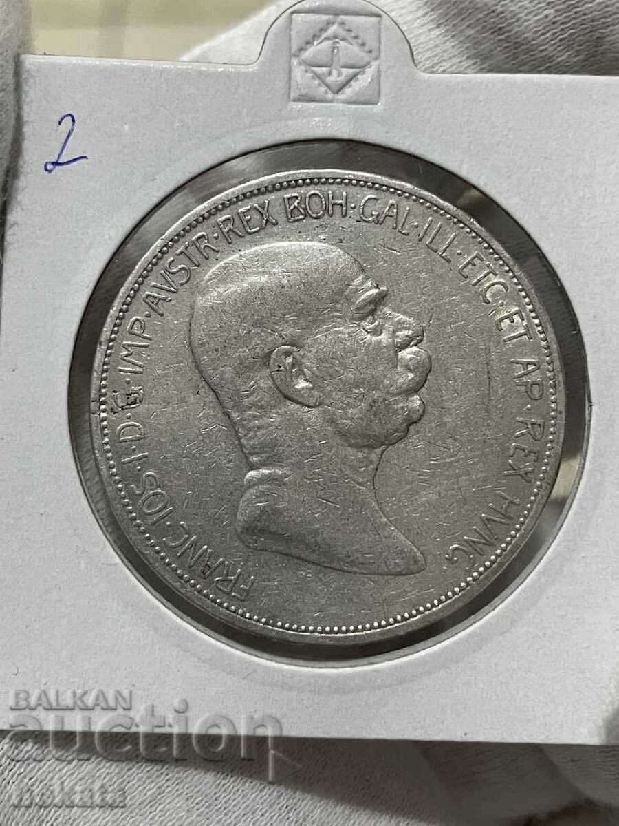 Auction  Austria 5 Corona, 1909 Emperor Franz Joseph I