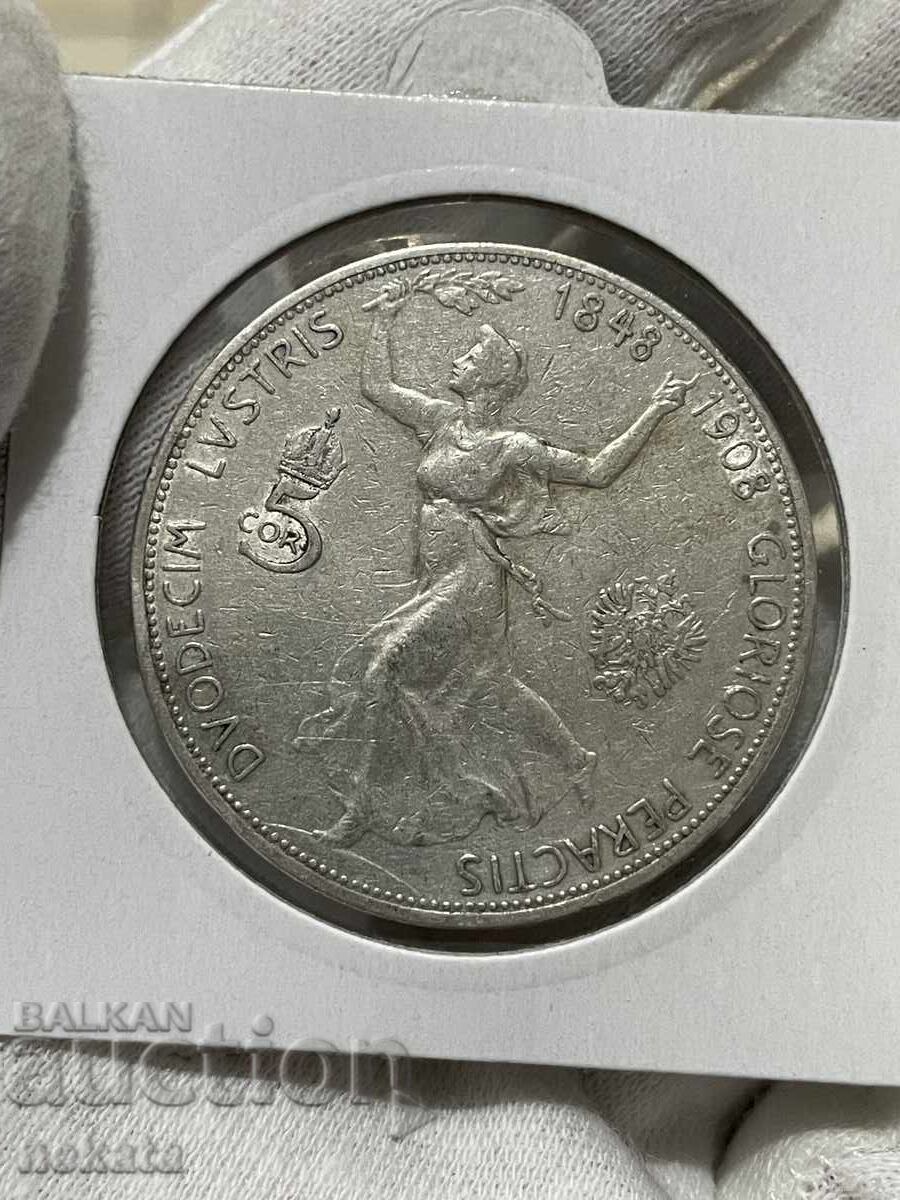 Austria 5 Corona, 1909 Emperor Franz Joseph I - 5