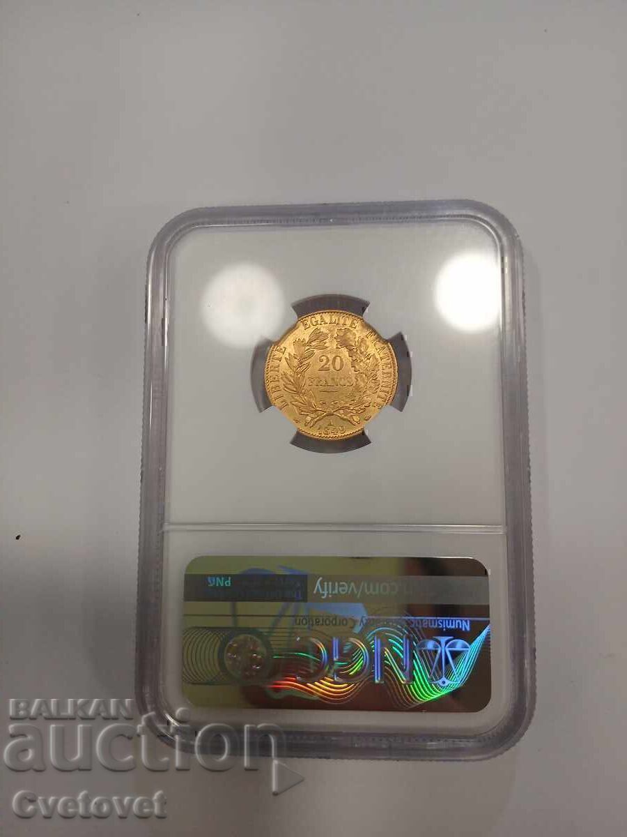 20 franci 1849 AU58 Ceres - 6