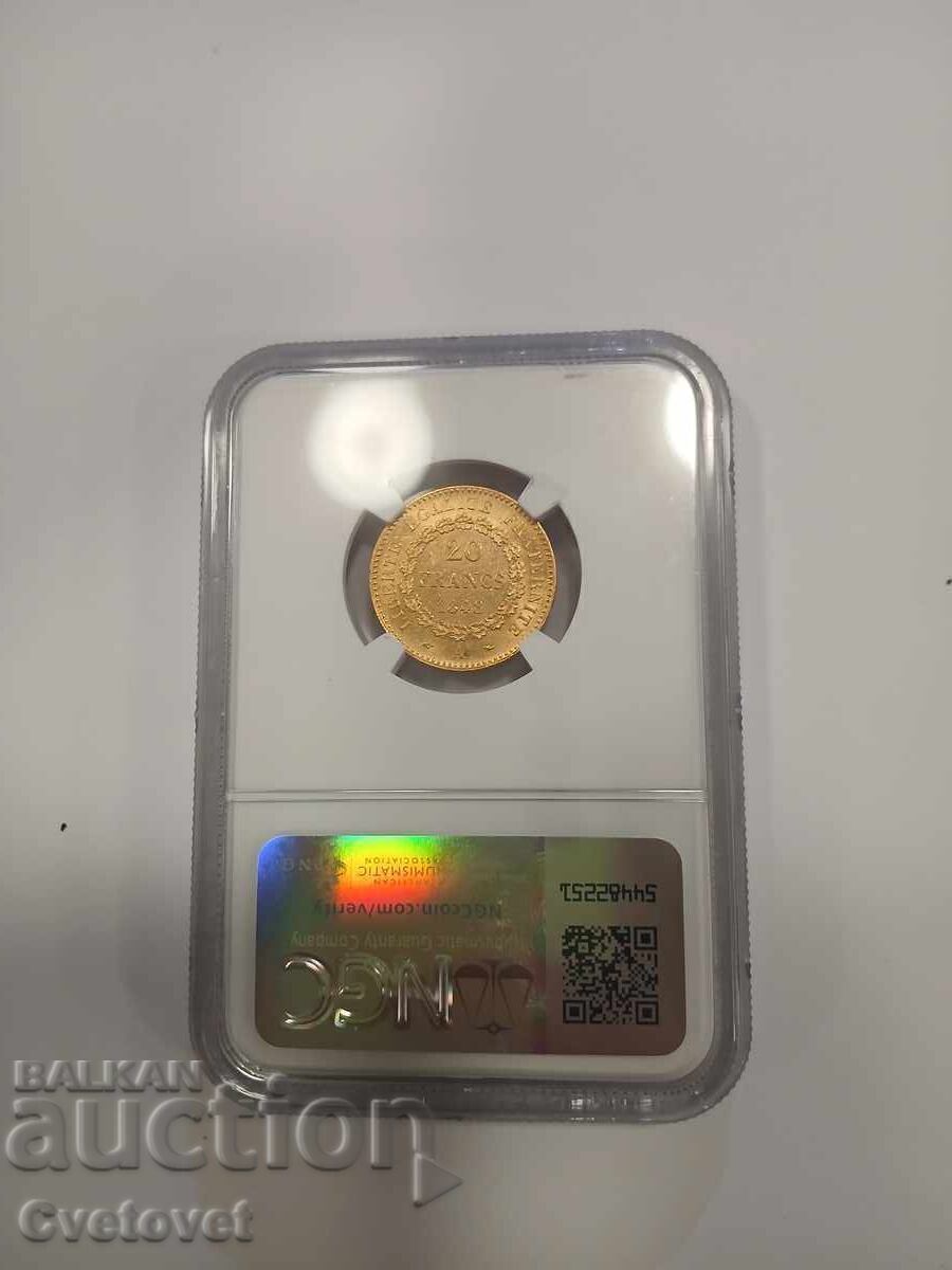 20 Francs 1848 MS61 NGC - 6