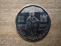 Fiji - 50 cents (2017) - Fiji, Rugby Champion of