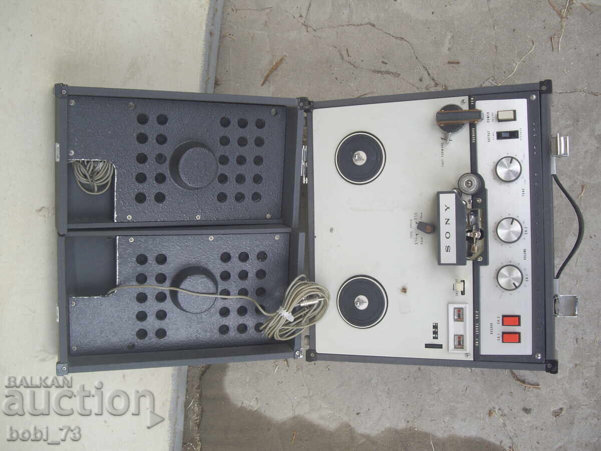 Auction  Old ''Sony'' tape recorder