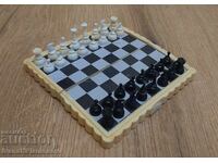 Vintage magnetic chess set for connoisseurs small