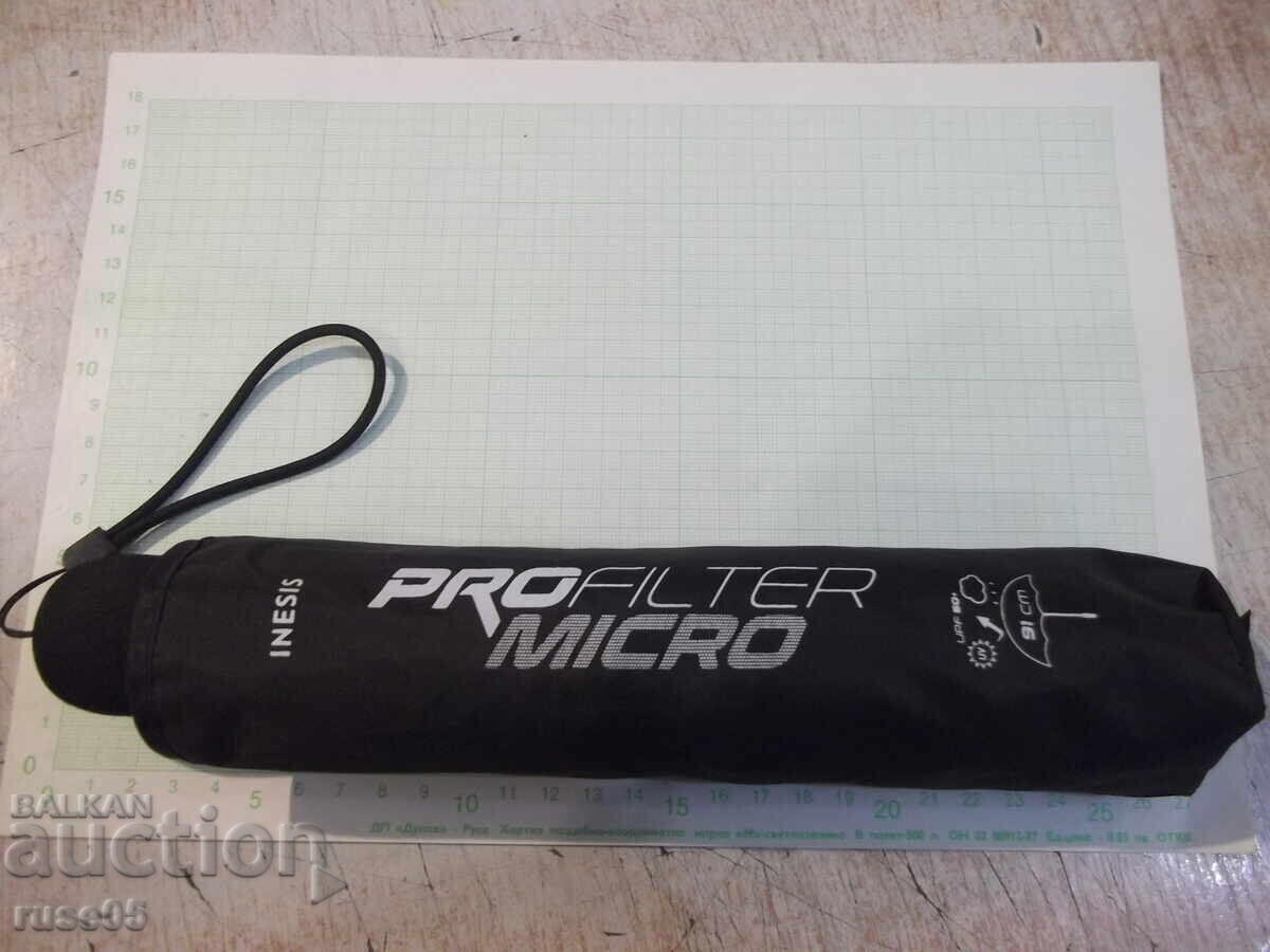 Delivery of Umbrella "PROFILTER MICRO - 91 cm." black new