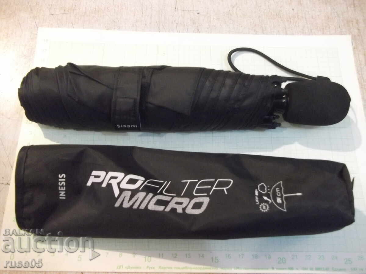 Umbrella "PROFILTER MICRO - 91 cm." black new