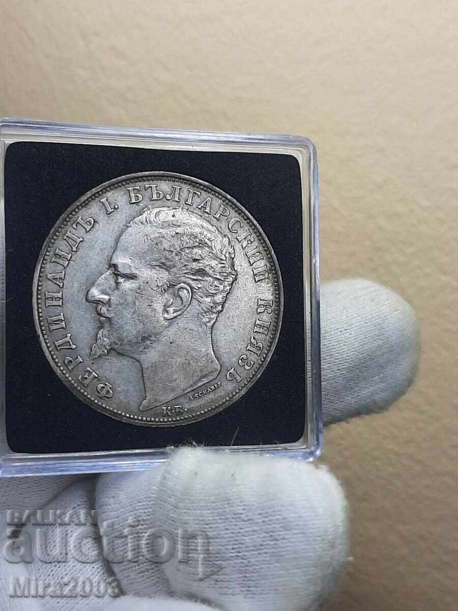 5 leva 1894 de la 0.01 - 12
