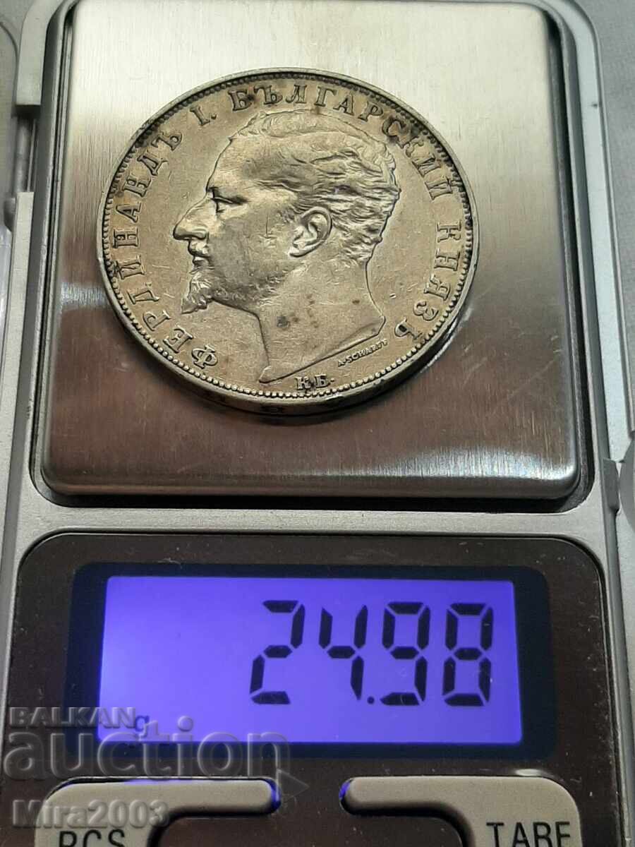5 leva 1894 de la 0.01