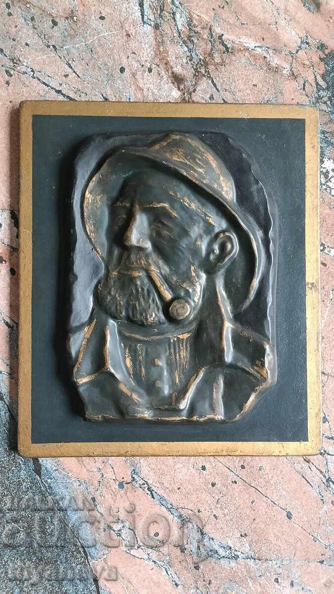Licitație Hemingway, „Bătrânul și marea”, basorelief Licitație Hemingway, „Bătrânul și marea”, basorelief