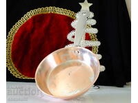 Copper saucepan for sauce, caramel, pure red copper