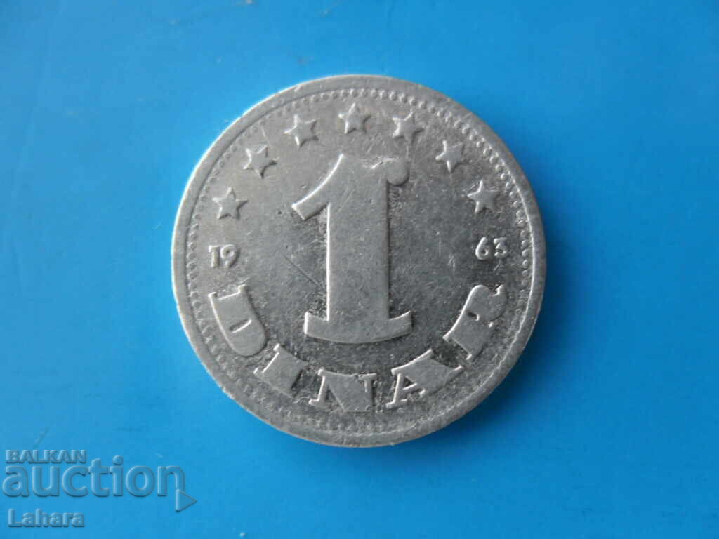 1 dinar 1963 Iugoslavia