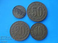 5, 10, 20, 50 παρά 1965 Γιουγκοσλαβία