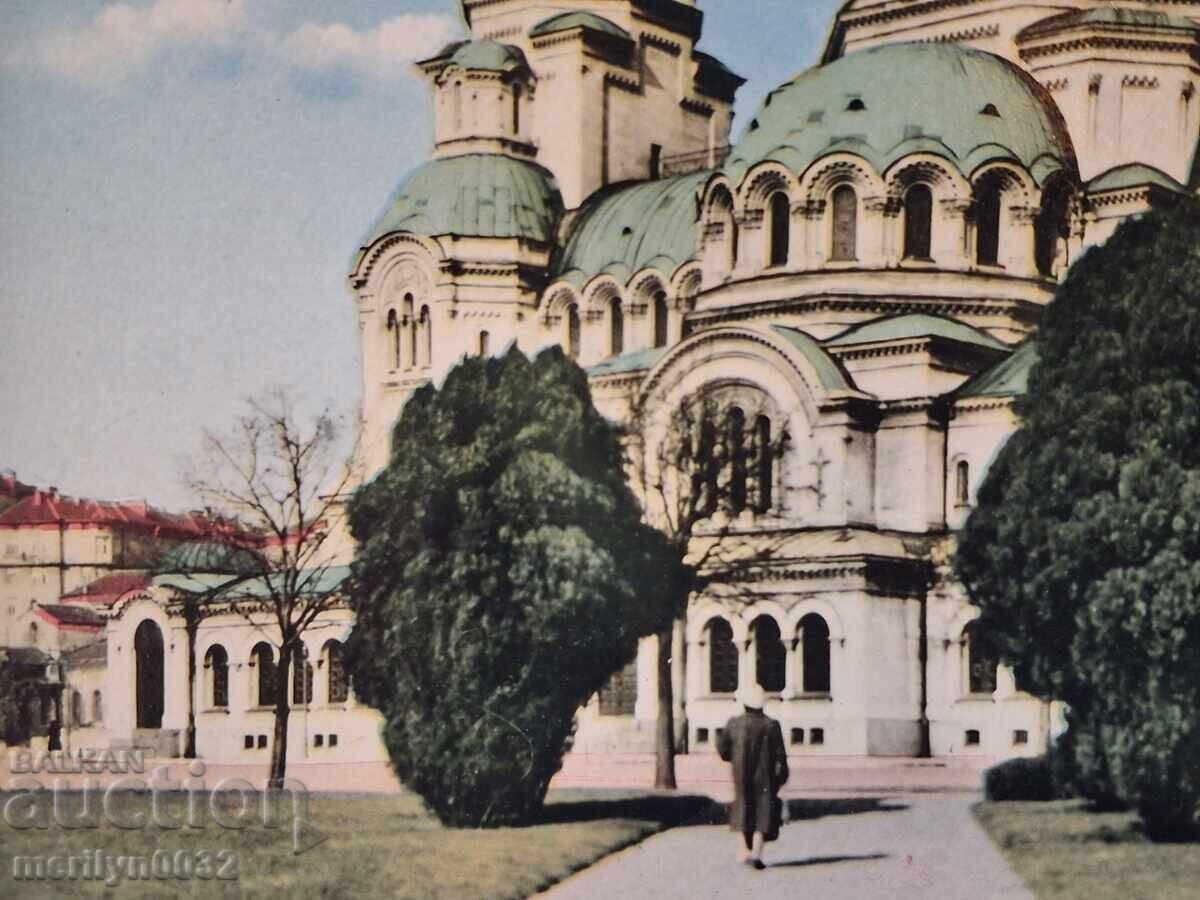 Licitație Carte poștală foto Sofia 1960 Catedrala Alexandru Nevski