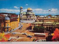 Снимка пощенска картичка София 1974 г Храм Александър Невски