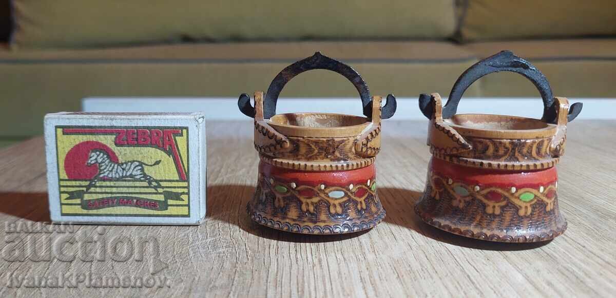 Small wooden buckets souvenirs for connoisseurs - 5