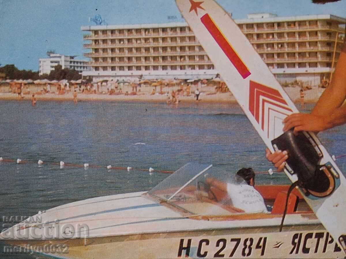Снимка пощенска картичка Слънчев бряг 1982 г с цена € 12.94 | 25.31 лв.