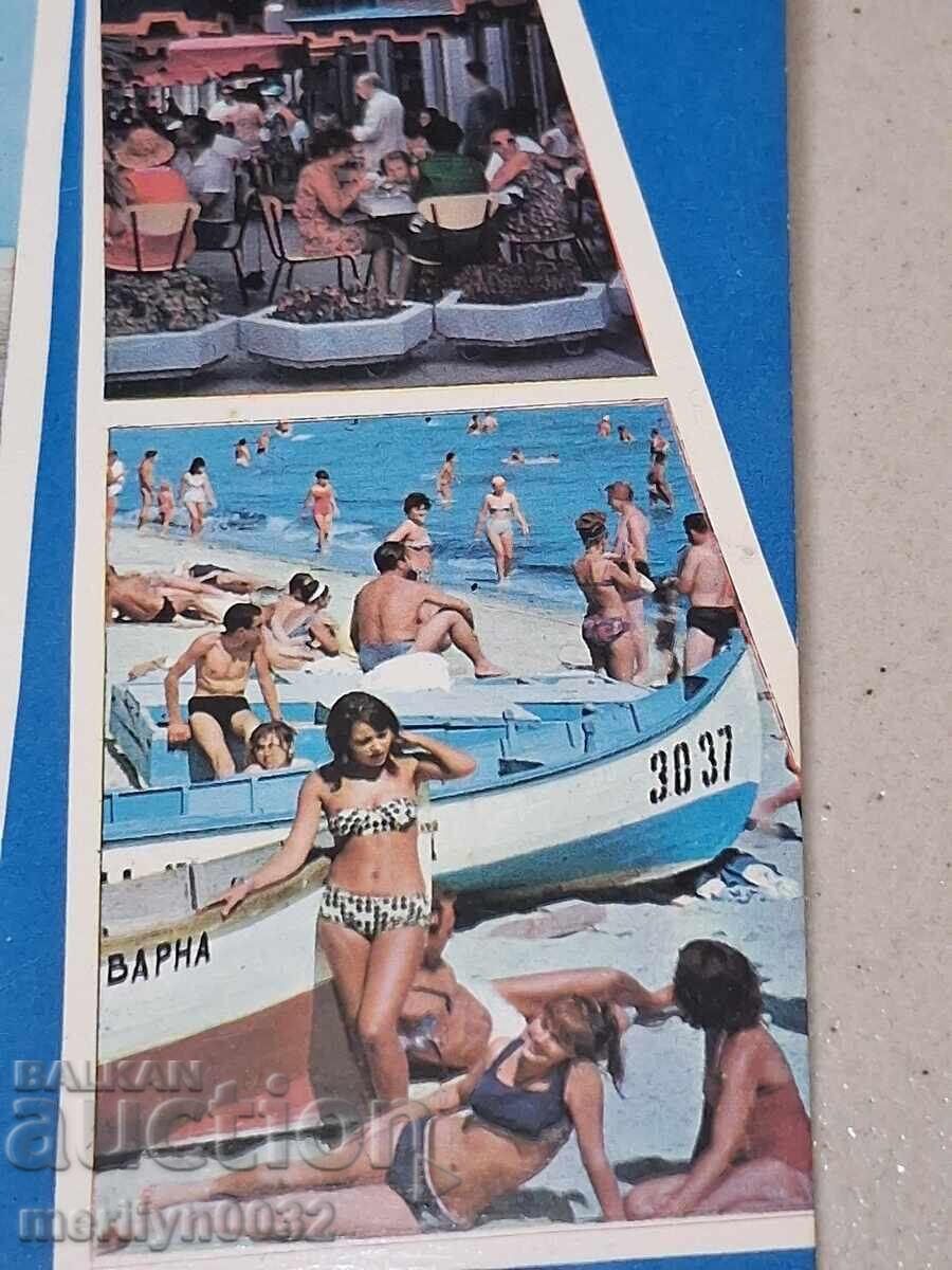 Снимка пощенска картичка Варна 1974 г - 6
