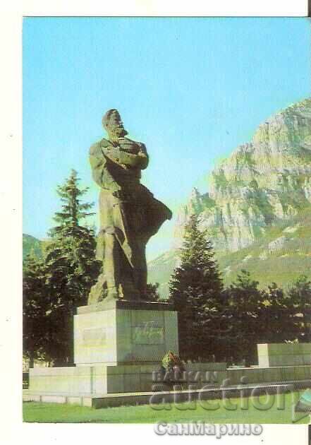 Postcard Bulgaria Vratsa Hristo Botev Monument 3* Postcard Bulgaria Vratsa Hristo Botev Monument 3*
