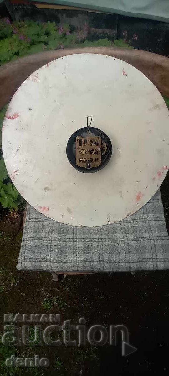 Old wall clock-painting, Rubens, oil on plexiglass - 5