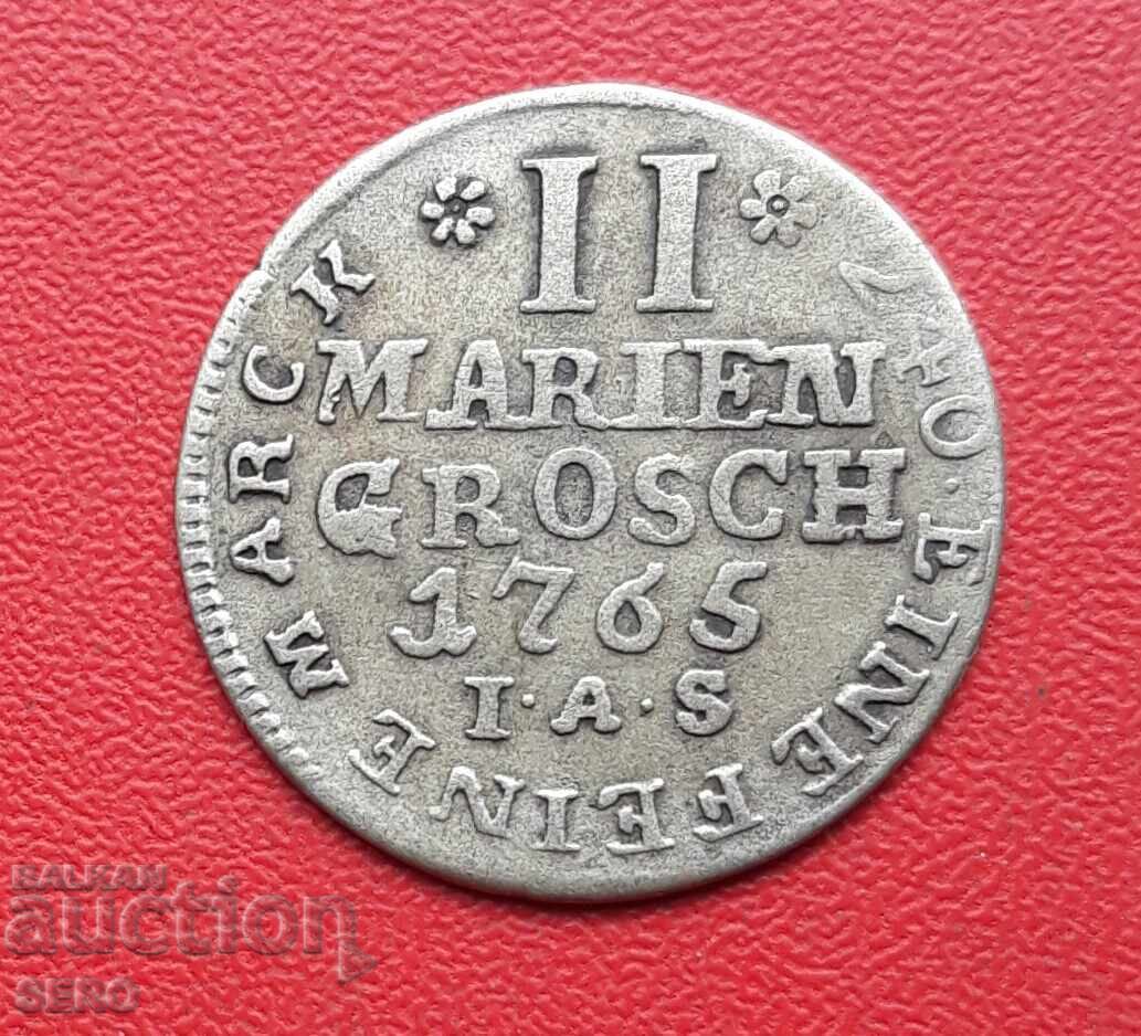Germany-Paderborn-2 Mariengroschen 1765-very nicely preserved