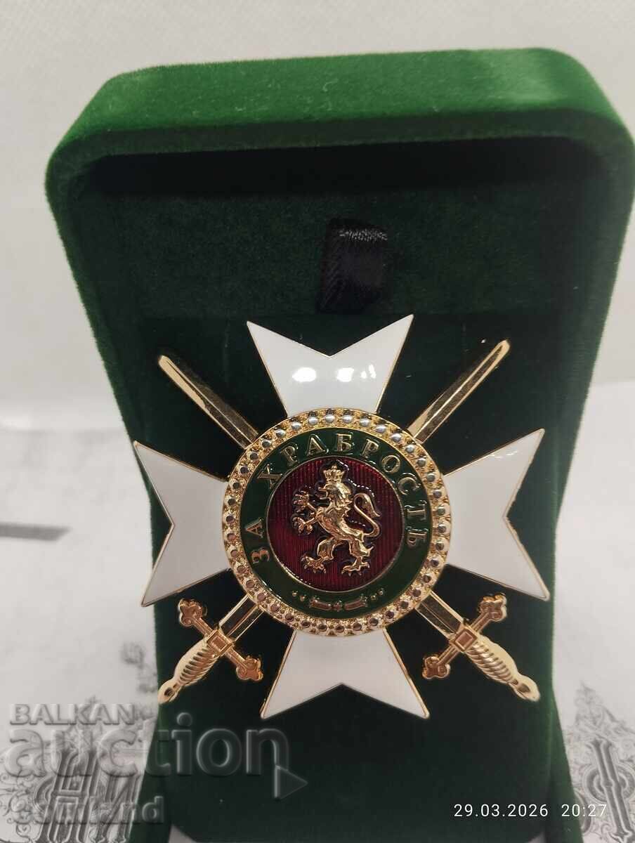 Licitație ZVEZDA I GRADUL ORDENULUI PENTRU CURAJ - REPLICĂ REPRODUCERE
