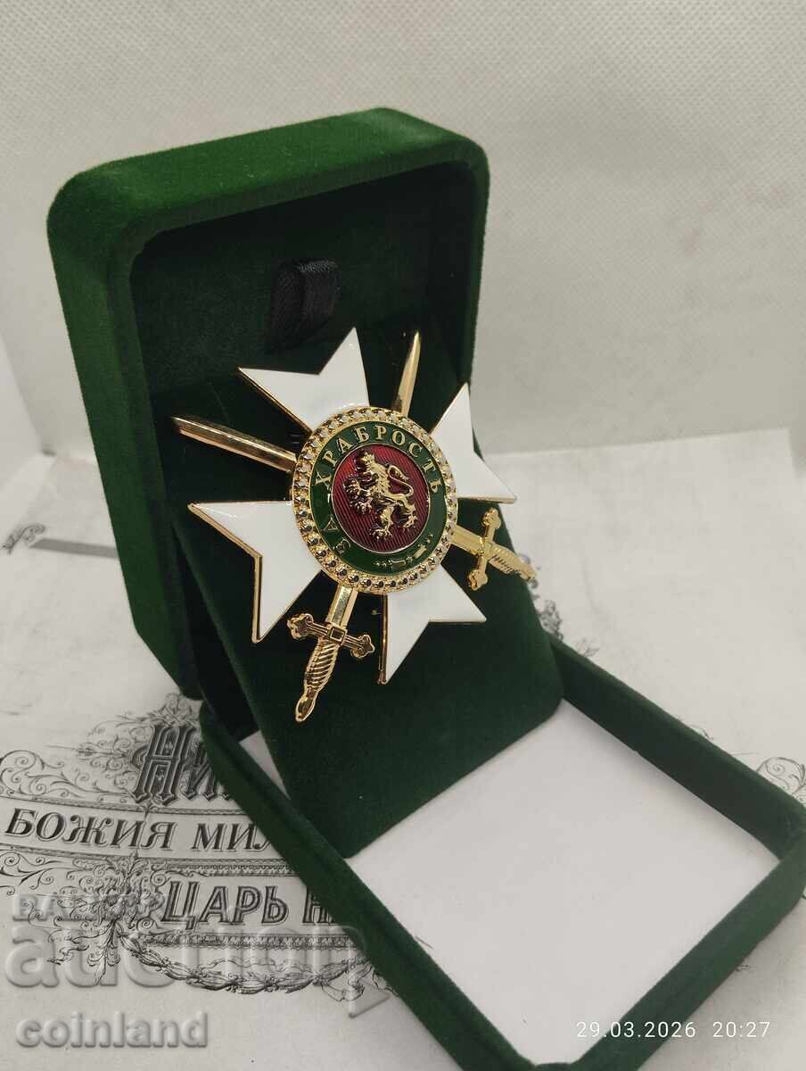 ZVEZDA I GRADUL ORDENULUI PENTRU CURAJ - REPLICĂ REPRODUCERE - 5