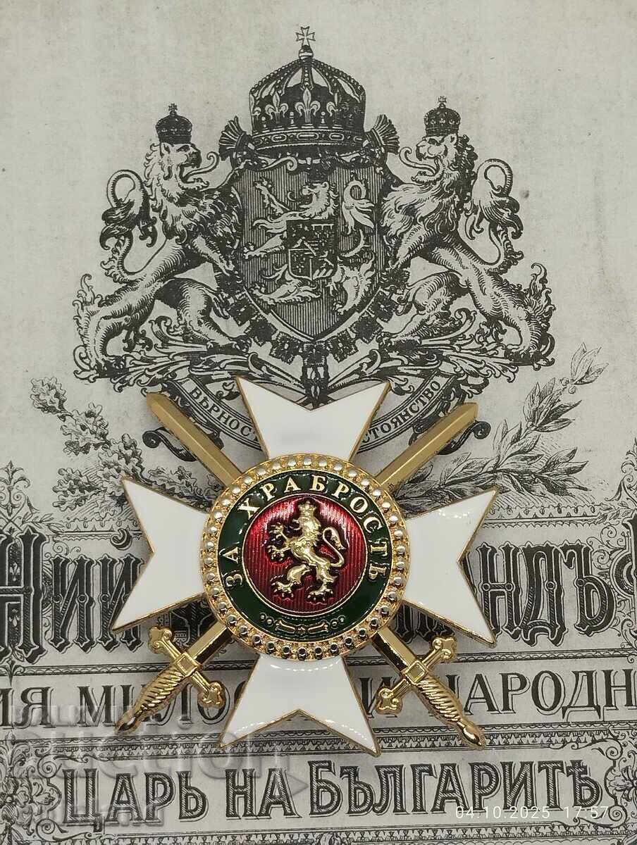 ZVEZDA I GRADUL ORDENULUI PENTRU CURAJ - REPLICĂ REPRODUCERE - 7