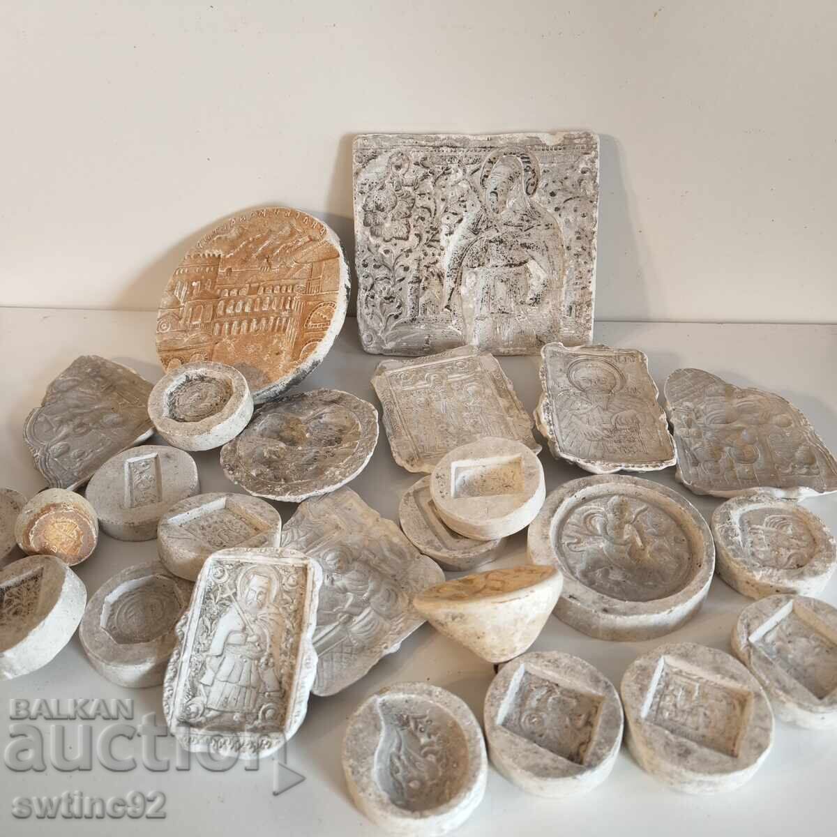 Γύψινα καλούπια για κεραμικά μονή Ρίλα ολόκληρη επιχείρηση