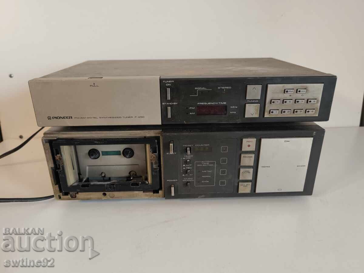 Highly collectible Pioneer synthesizer and deck