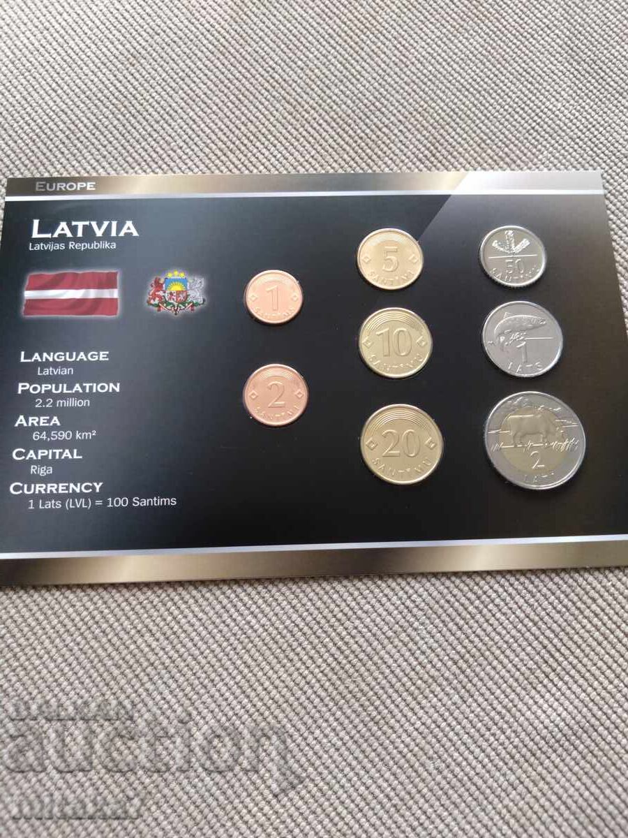 Latvia coin set