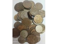 lot de monede de 100 de stotinki suveniruri aproximativ 60 bucăți