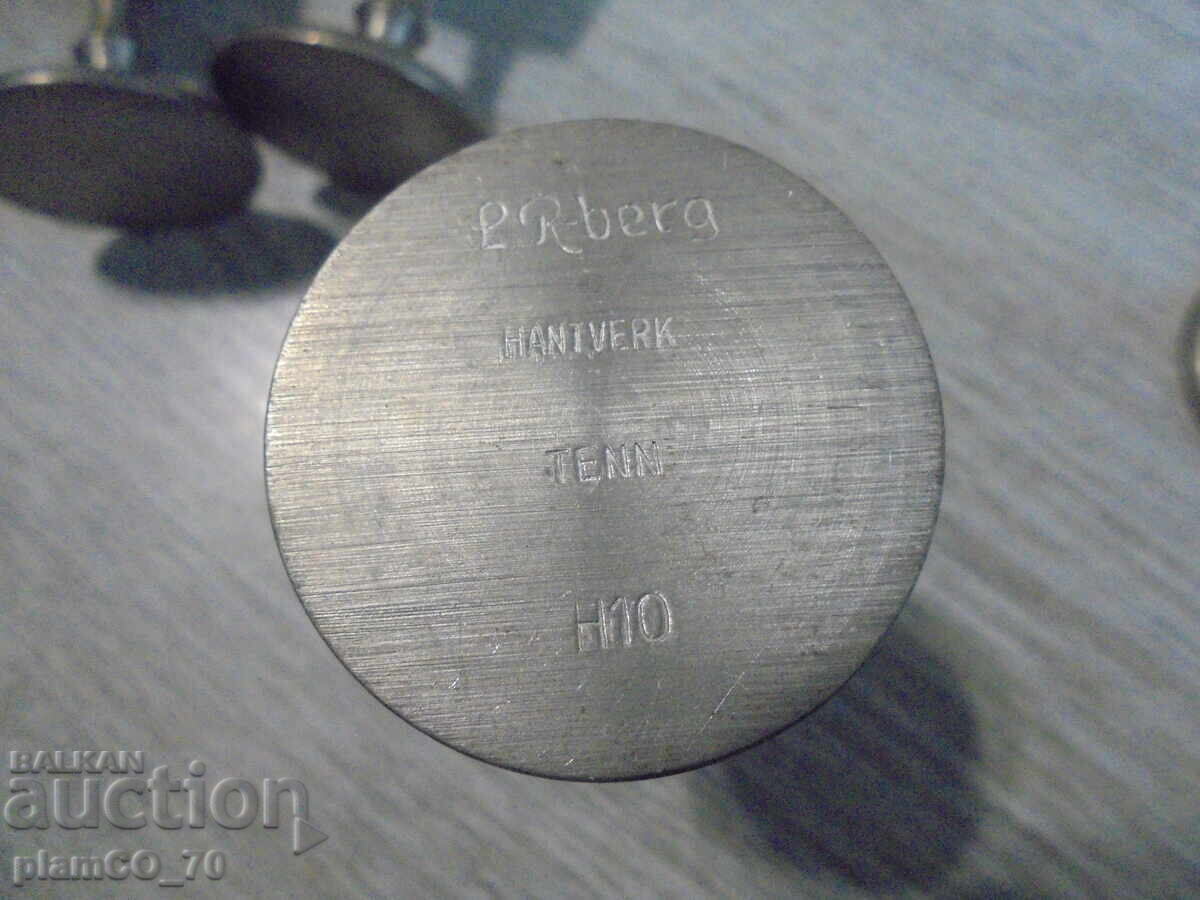 Livrarea Nr. 8599 Set vintage 6 pahare metalice HANTVERK TENN